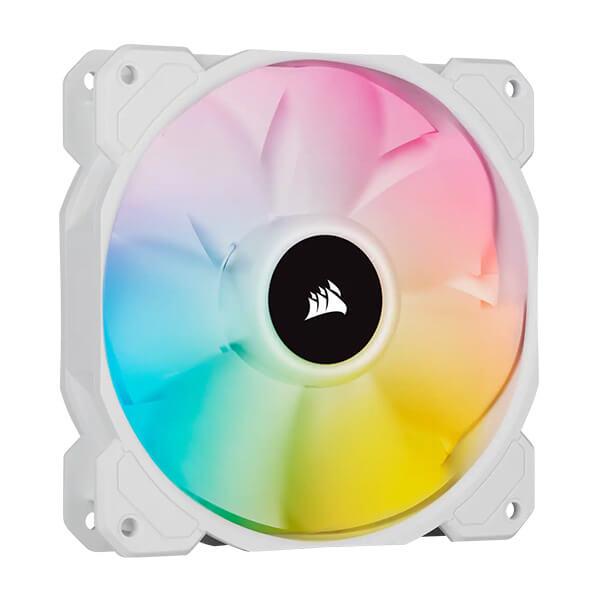 CORSAIR ICUE SP120 RGB ELITE WHITE CABINET FAN (SINGLE PACK)