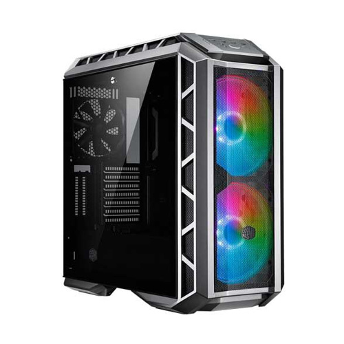 Cooler Master MasterCase H500P Mesh ARGB (E-ATX) Mid Tower Gun Metal Grey Cabinet With Tempered Glass Side Panel MCM-H500P-MGNN-S11