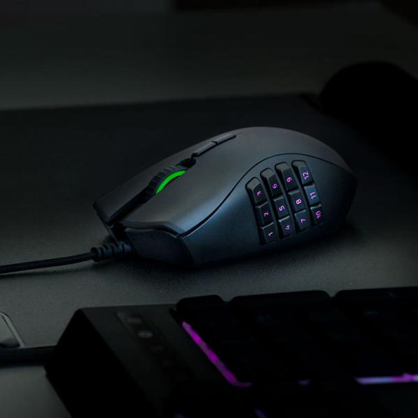 Razer Naga Trinity Ergonomic Wired Mechanical Gaming Mouse RZ01-02410100-R3M1 - (16,000 DPI, 5G Optical Sensor, RGB Chroma Lighting, 1000Hz Ultrapolling)