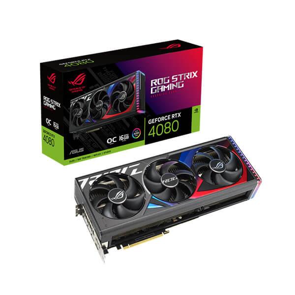 Asus ROG Strix GeForce RTX 4080 OC Edition 16GB GDDR6X 256-Bit Gaming Graphics Card