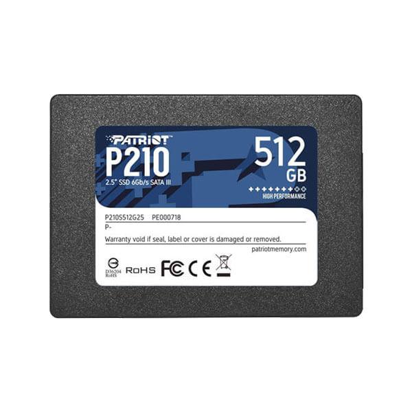 Patriot P210 512GB Internal SSD (P210S512G25)