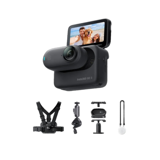 Insta360 GO 3 Bike Bundle Midnight Black 64GB (Imported)