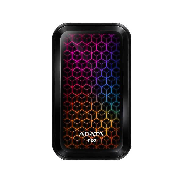 ADATA SE770G RGB 1TB BLACK EXTERNAL SSD