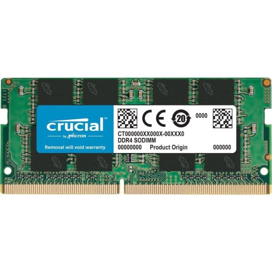 Crucial 8GB (1 x 8GB) DDR4 3200MHz CL22 SODIMM Laptop Memory (CB8GS3200)