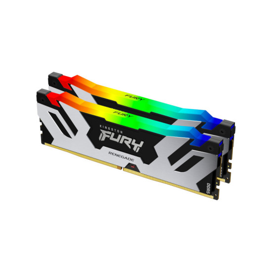 KINGSTON FURY RENEGADE RGB 64GB (2X32GB) 6000MHZ DDR5 CL32 MEMORY - BLACK