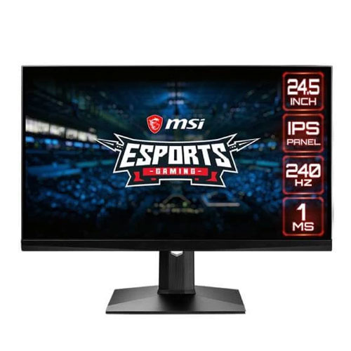 MSI OPTIX MAG251RX &#8211; 25 INCH GAMING MONITOR (G-SYNC, 1MS RESPONSE TIME, 240HZ REFRESH RATE, FRAMELESS, FHD IPS PANEL, HDMI, DISPLAY PORT, TYPE-C)