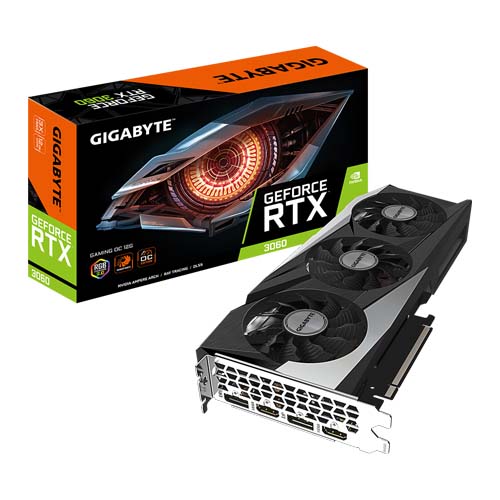 Gigabyte RTX 3060 Gaming OC 12GB LHR Graphics Card (rev. 2.0) GV-N3060Gaming OC-12GD