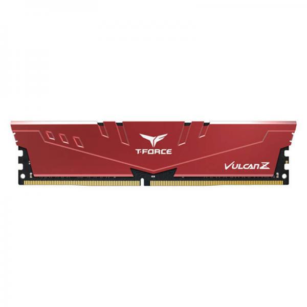 Teamgroup T-FORCE Vulcan Z Series 16GB (16GBX1) DDR4 3200MHz Red Memory TLZRD416G3200HC16F01