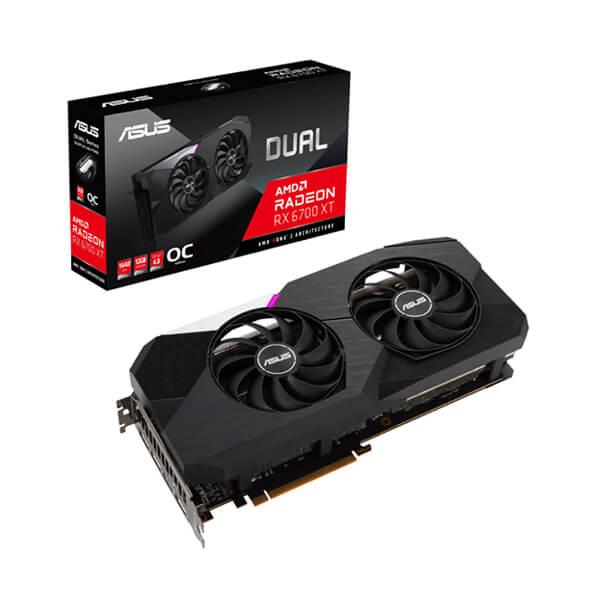 ASUS Dual Radeon RX 6700 XT OC Edition 12GB GDDR6 Graphic Card DUAL-RX6700XT-O12G