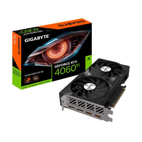 GIGABYTE GEFORCE RTX 4060 TI WINDFORCE OC 8GB GDDR6 128-BIT GAMING GRAPHICS CARD