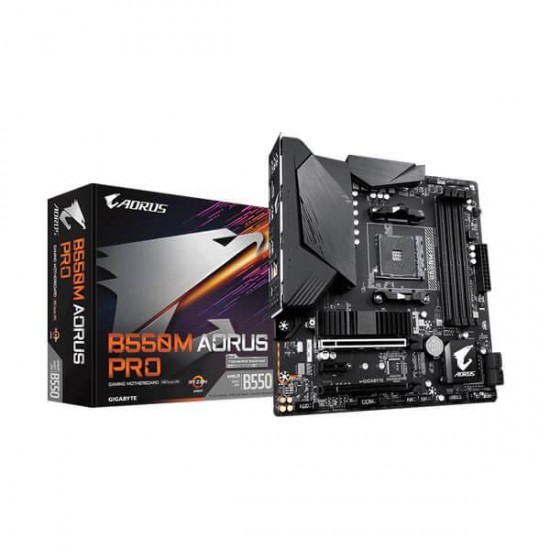 Image of GIGABYTE B550M AORUS PRO MOTHERBOARD