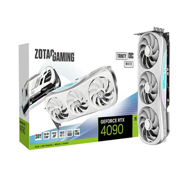 Zotac Gaming GeForce RTX 4090 Trinity OC White Edition 24GB GDDR6X 384-bit Graphics Card