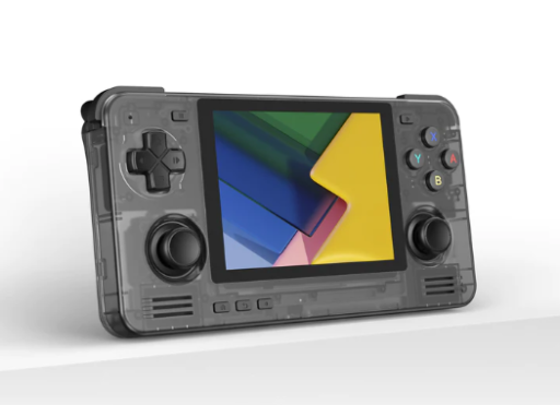 Image of Retroid Pocket 2S Handheld Retro Gaming System Clear Black 4+128GB