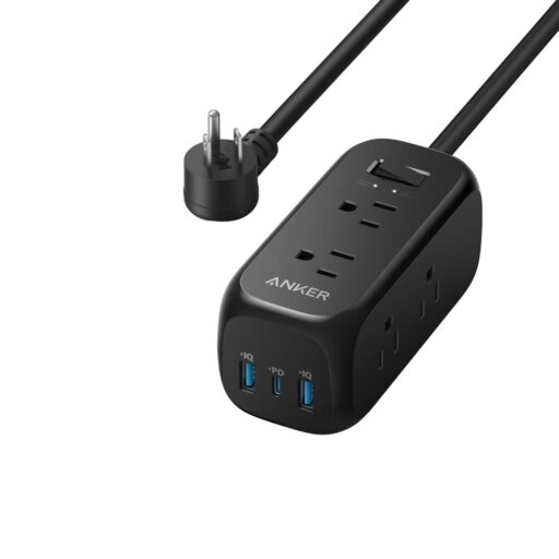 Image of Anker 332 Usb Power Strip 5ft Black A9169 (Imported)