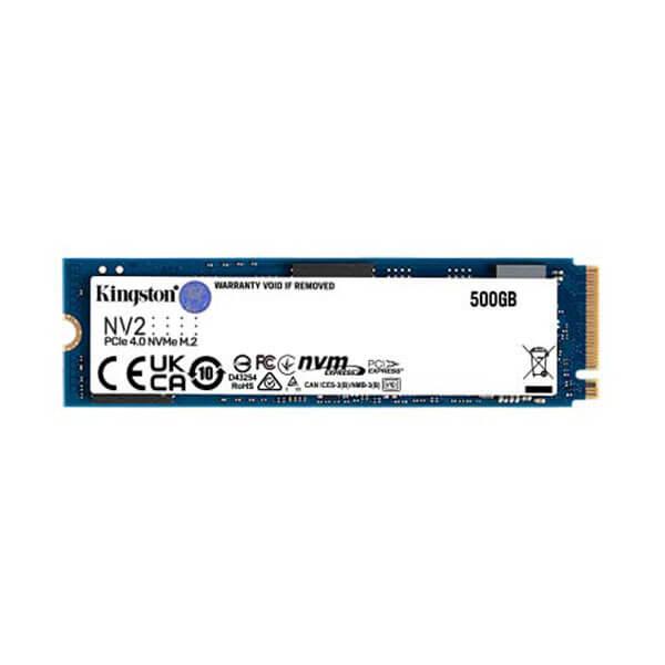 Kingston NV2 500GB M.2 NVMe Gen4 Internal SSD (SNV2S-500G)