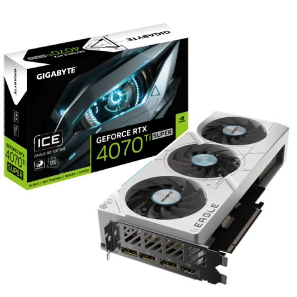 GIGABYTE RTX 4070 TI SUPER EAGLE OC ICE 16GB GRAPHICS CARD