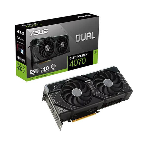 Asus Dual GeForce RTX 4070 12GB GDDR6X 192-bit Gaming Graphics Card