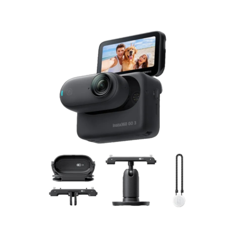 Insta360 GO 3 Action Bundle Midnight Black 64GB (Imported)