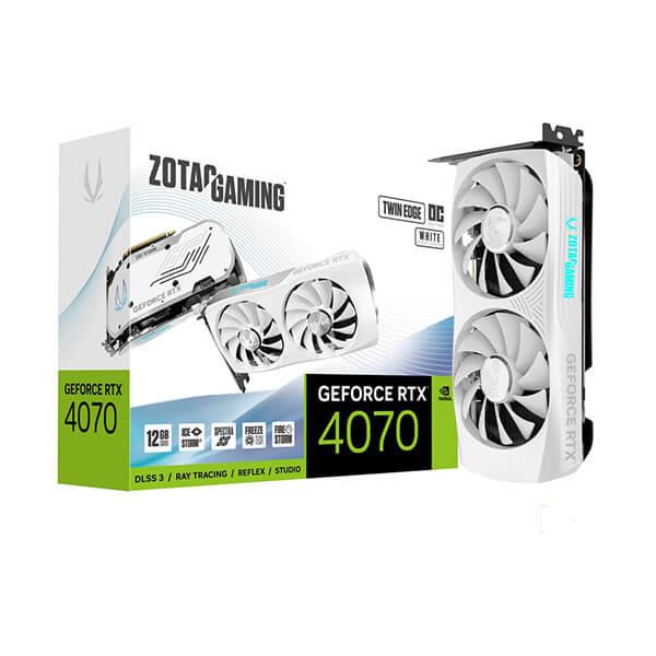 ZOTAC GAMING  RTX 4070 TWIN EDGE OC WHITE EDITION 12GB GRAPHICS CARD