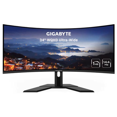 Gigabyte G34WQC A 34&#8243; 21:9 VA Curved Gaming Monitor