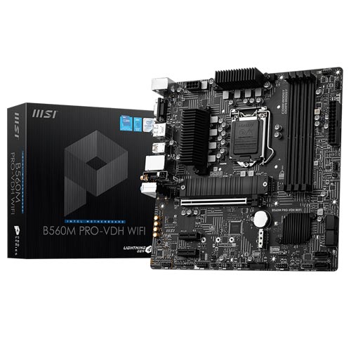 MSI B560M PRO-VDH WIFI Intel B560 Micro-ATX Motherboard