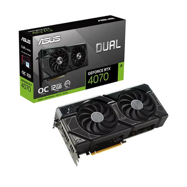 Asus Dual GeForce RTX 4070 OC Edition 12GB GDDR6X 192-bit Gaming Graphics Card