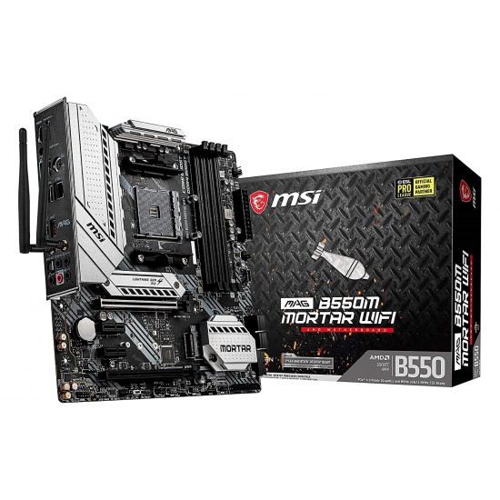 Image of MSI AMD B550M MAG MORTAR WIFI MOTHERBOARD