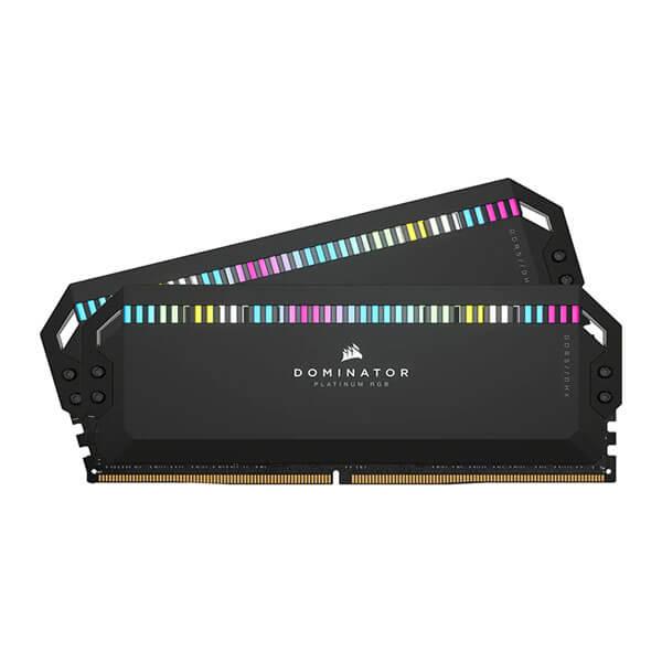 Corsair Dominator Platinum RGB DDR5 32GB (16GBx2) 7000MHz Desktop Memory (Black) CMT32GX5M2X7000C34