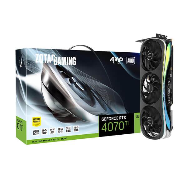 Zotac Gaming GeForce Rtx 4070 Ti Amp Extreme Airo 12Gb Gddr6X Graphic Card ZT-D40710B-10P