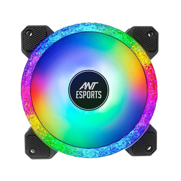 Ant Esports Royaleflow 120 Auto RGB V2 - 120mm RGB Cabinet Fan (Single Pack)