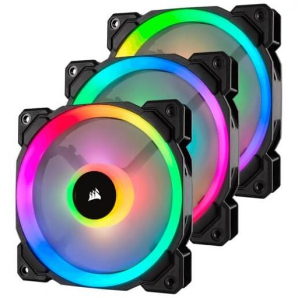 Corsair LL120 RGB 120mm Dual Light Loop RGB LED PWM Fan 3 Fan Pack