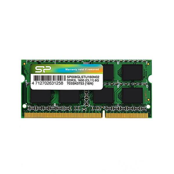 Silicon Power 8GB 1600MHz DDR3 SODIMM Laptop Memory SP008GLSTU160N02