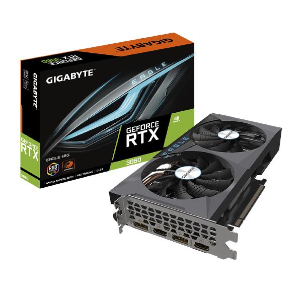 Gigabyte GeForce RTX 3060 EAGLE 12G LHR Graphic Card GV-N3060EAGLE-12GD