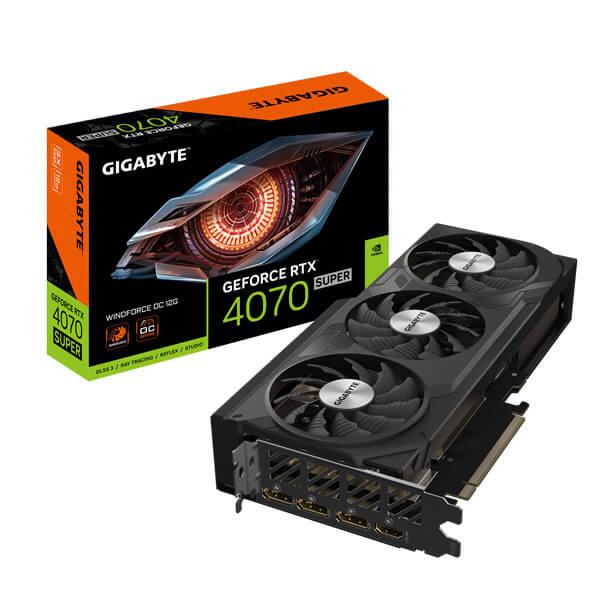 GIGABYTE RTX 4070 SUPER WINDFORCE OC 12GB GAMING GRAPHICS CARD