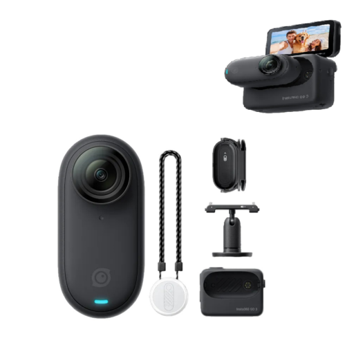 Insta360 GO 3 Standard Bundle Midnight Black 64GB (Imported)