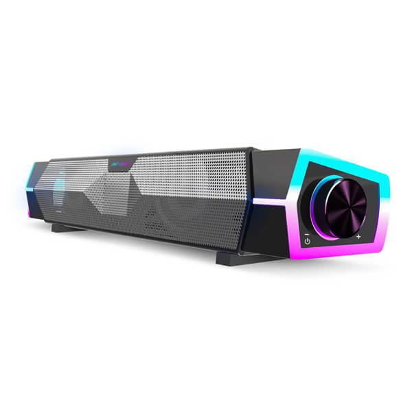 Ant Esports GS370 SB Rainbow LED Lighting Mini Sound Bar Gaming Speaker