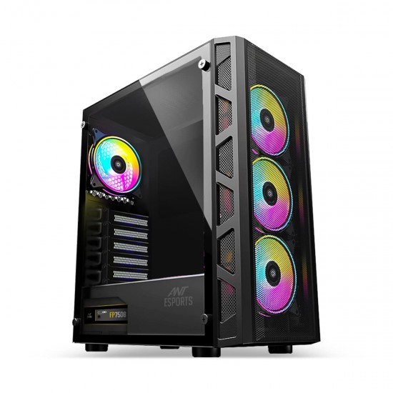 ANT ESPORTS 510 AIR MID-TOWER E-ATX GAMING CABINET