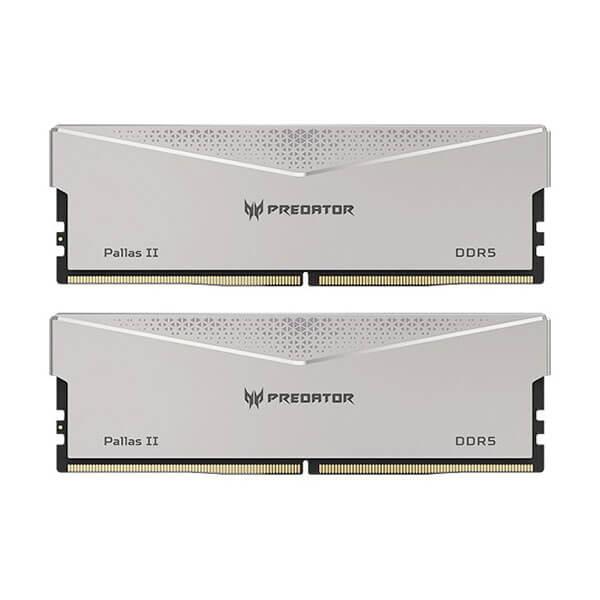 ACER PREDATOR PALLAS II SERIES 32GB (16GBX2) DDR5 6000MHZ DESKTOP RAM (WHITE)