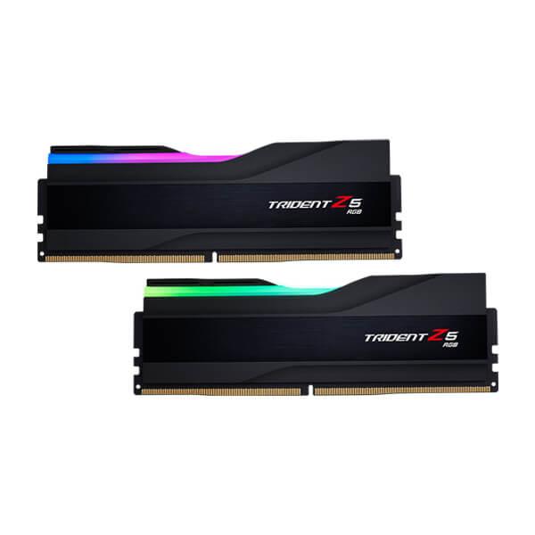 G.Skill F5-6000J3636F16GX2-TZ5RK Desktop Ram Trident Z5 RGB Series 32GB (16GBx2) DDR5 6000MHz (Matte Black)