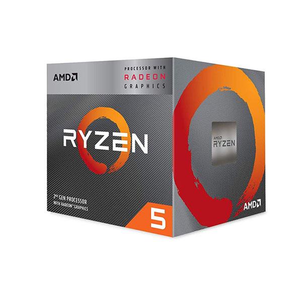 AMD Ryzen 5 3400G with Radeon RX Vega 11 Graphics 3rd Gen Desktop Processor YD3400C5FHBOX