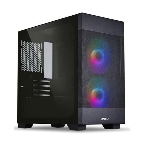 Lian Li Lancool 205M Mesh ARGB (M-ATX) Mini Tower Cabinet With Tempered Glass Side Panel (Black)