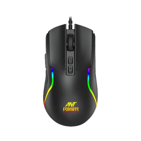 ANT ESPORTS GM380 RGB GAMING MOUSE (BLACK)