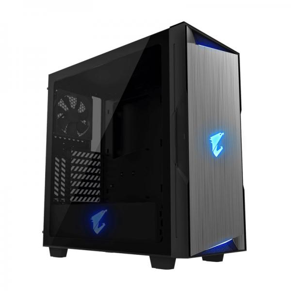 Gigabyte Aorus C300 Glass (ATX) Mid Tower Cabinet With Tempered Glass Side Panel (Black) GB-AC300G