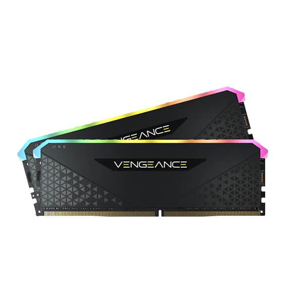 Corsair VENGEANCE RGB RS 64GB (2 x 32GB) DDR4 DRAM 3600MHz C18 Memory Kit CMG64GX4M2D3600C18