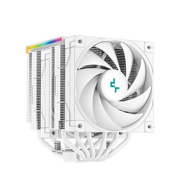 DEEPCOOL AK620 DIGITAL WH 120MM DUAL TOWER CPU AIR COOLER WITH ARGB LED STRIPS (R-AK620-WHADMN-G)