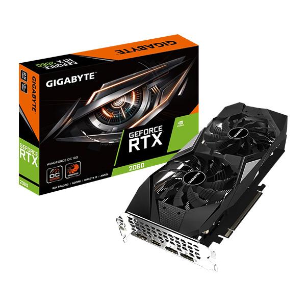 Gigabyte RTX 2060 WindForce OC 12GB Graphics Card GV-N2060WF2OC-12GD