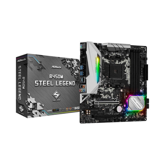 ASROCK B450M STEEL LEGEND MOTHERBOARD