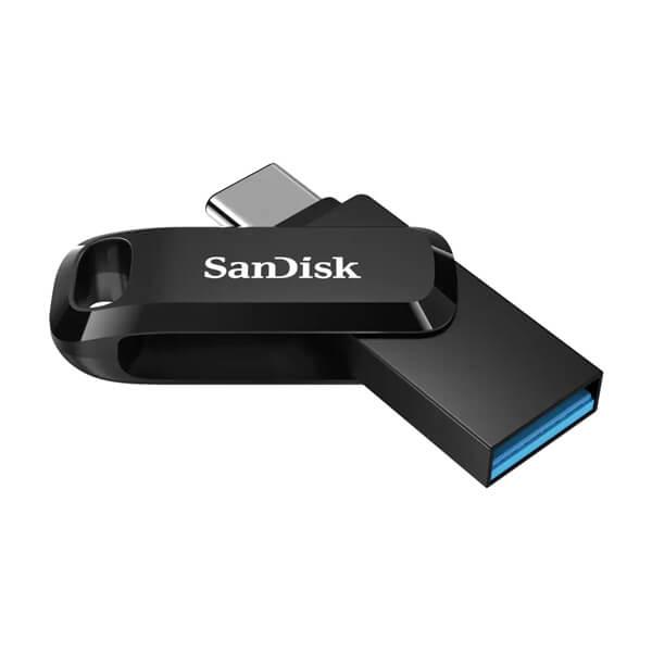 SANDISK ULTRA DUAL DRIVE GO 128GB USB TYPE-C OTG PEN DRIVE - BLACK