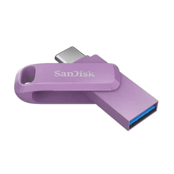 SANDISK ULTRA DUAL DRIVE GO 64GB TYPE-C OTG PEN DRIVE (LAVENDER)