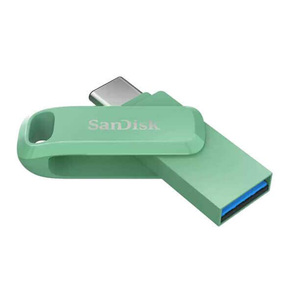 SANDISK ULTRA DUAL DRIVE GO 128GB TYPE-C OTG PEN DRIVE (ABSINTHE GREEN)